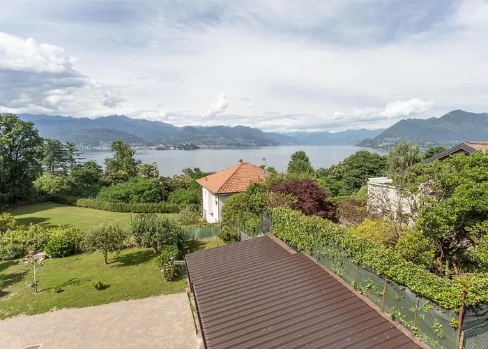 Casa Lilla - Lakeview Large With Garden Above Lägenhet Stresa